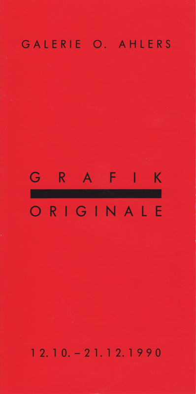 baselitz_haring, Polke_Warhol_..._Grafik_originale_12._oktober_bis_21._dezember_1990